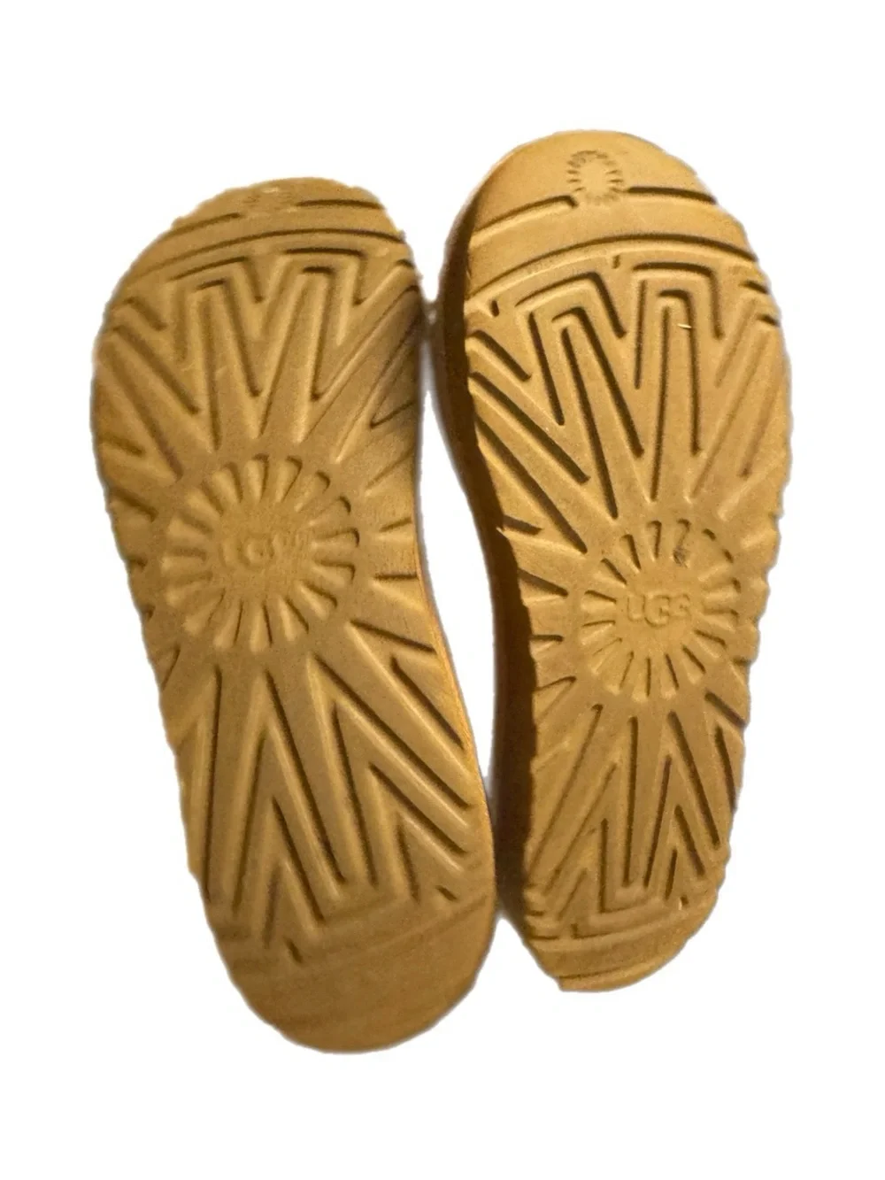 Woman’s UGG Brown Shearling-Lined Slipper Shoes size 9